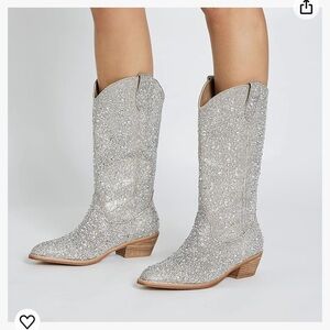 Muccute Rhinestone Cowboy Boots